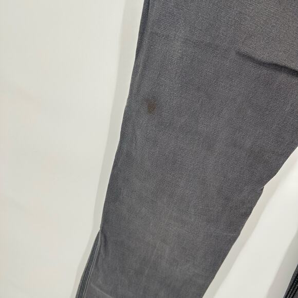 Men's Shadow Grey Carhartt Slim Tapered Rigby Dungaree Straight Fit Pants 31x32 - Picture 9 of 10